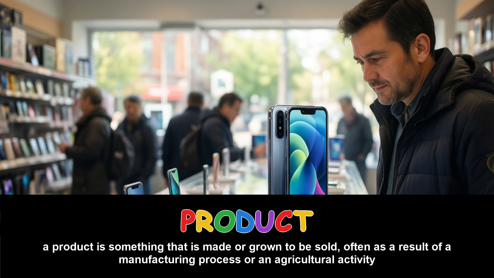 English Illustration for product